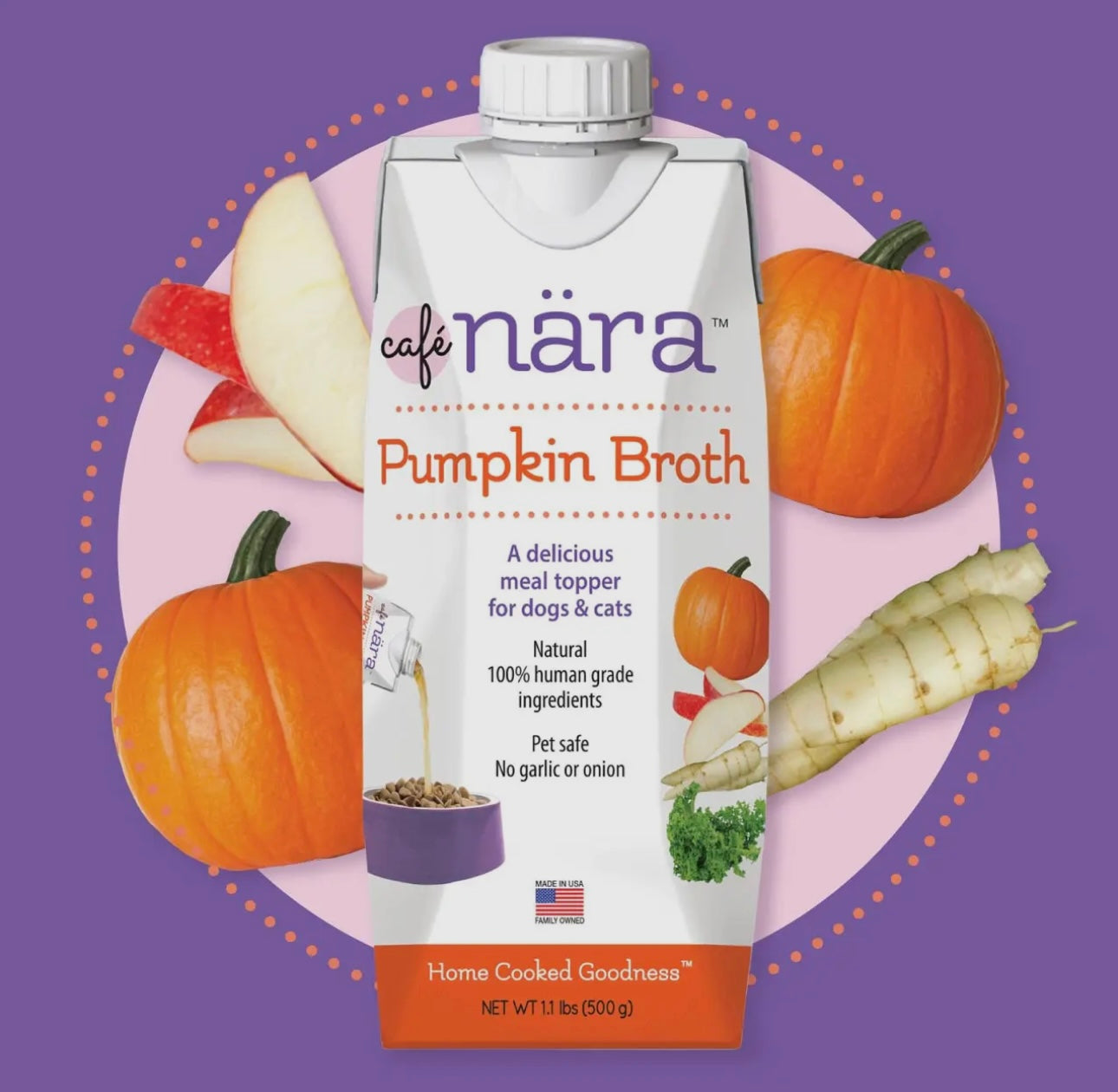 Cafe Nara Pumpkin Broth for Dogs and Cats