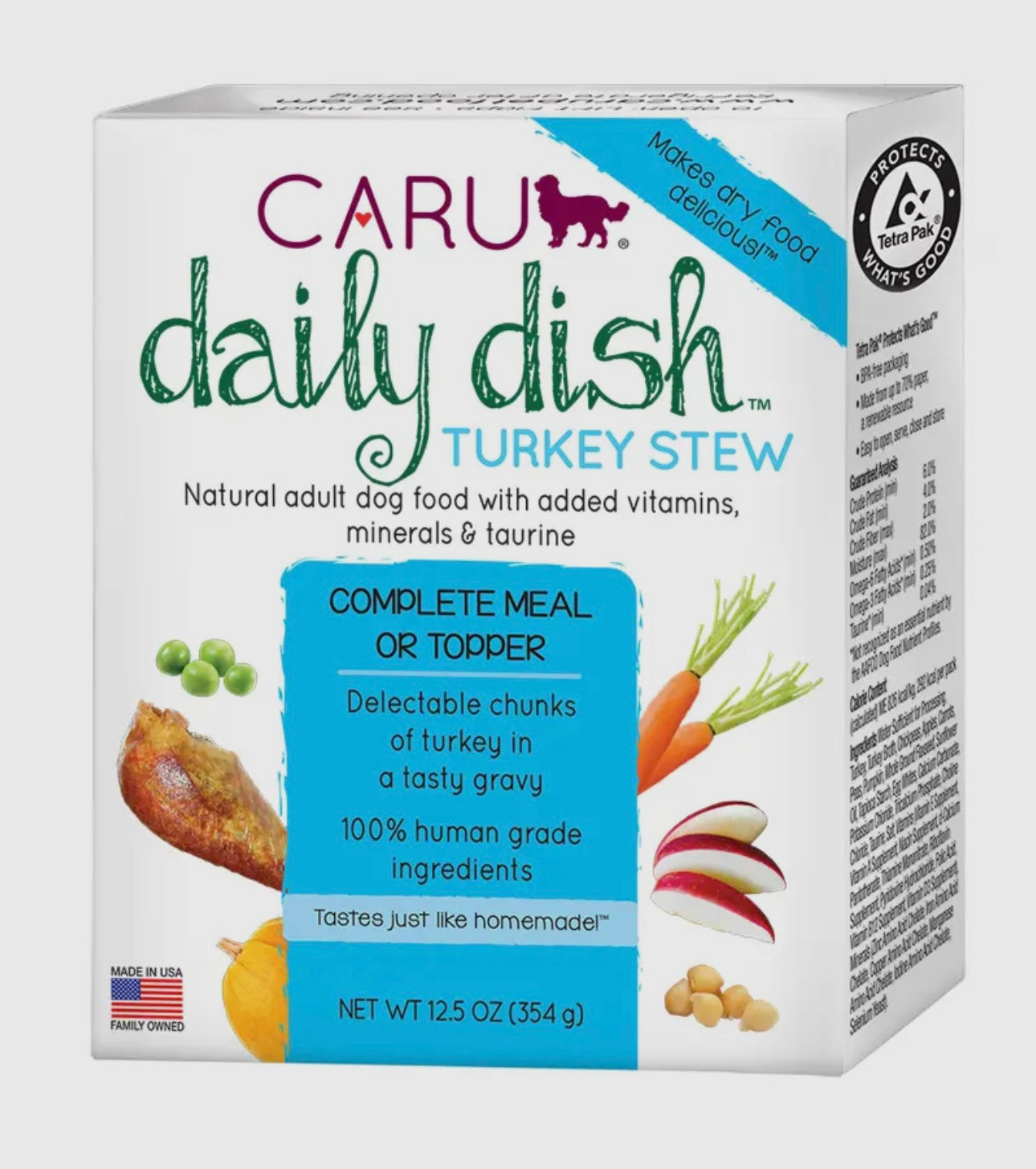 Caru Daily Dish Turkey Stew for Dogs