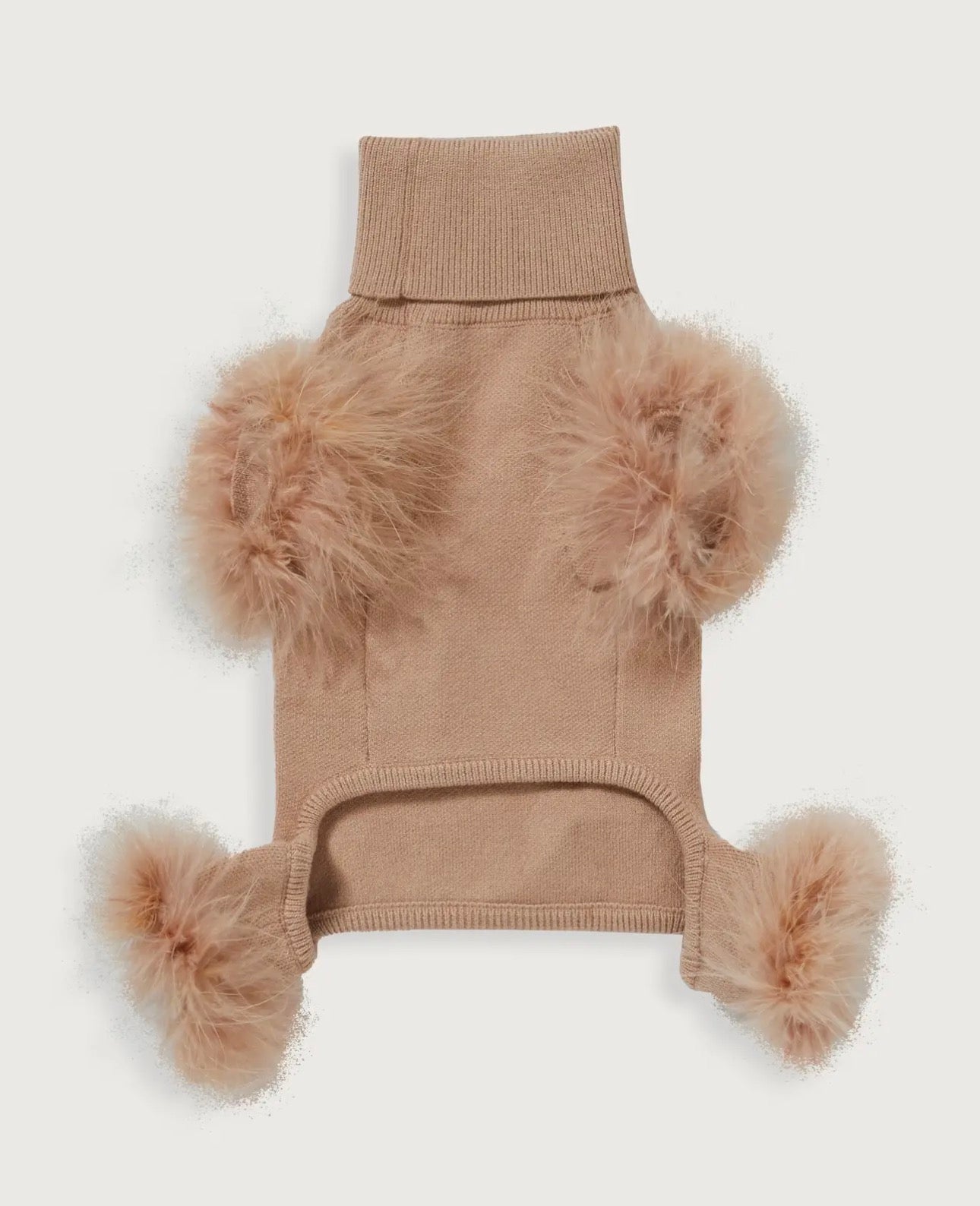 Feather Knit Pet Onsie