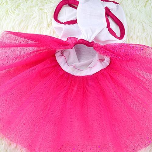 Pink Heart Tutu Dog Dress