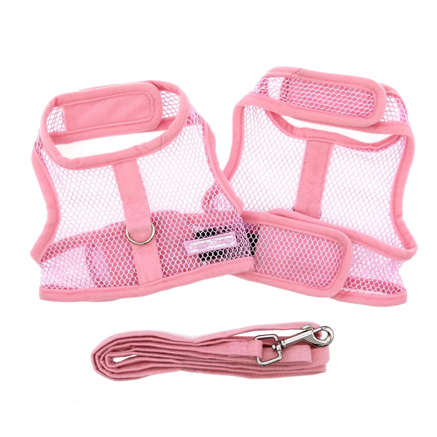 Cool Mesh Pink Dog Harness With Leash