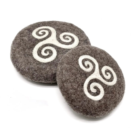 Karma Frisbee Natural Wool Dog Toy