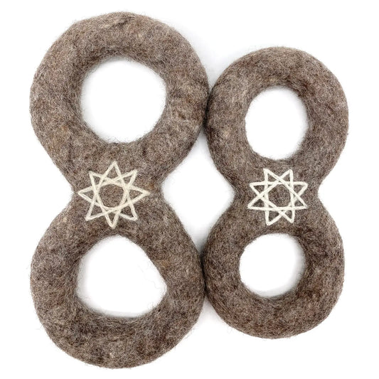 Alchemy Creation Infinity Ring - All-Natural Wool Dog Toy