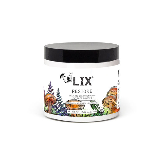 Restore - Organic Six Mushroom Extract Powder - 4.23oz - Case of 2