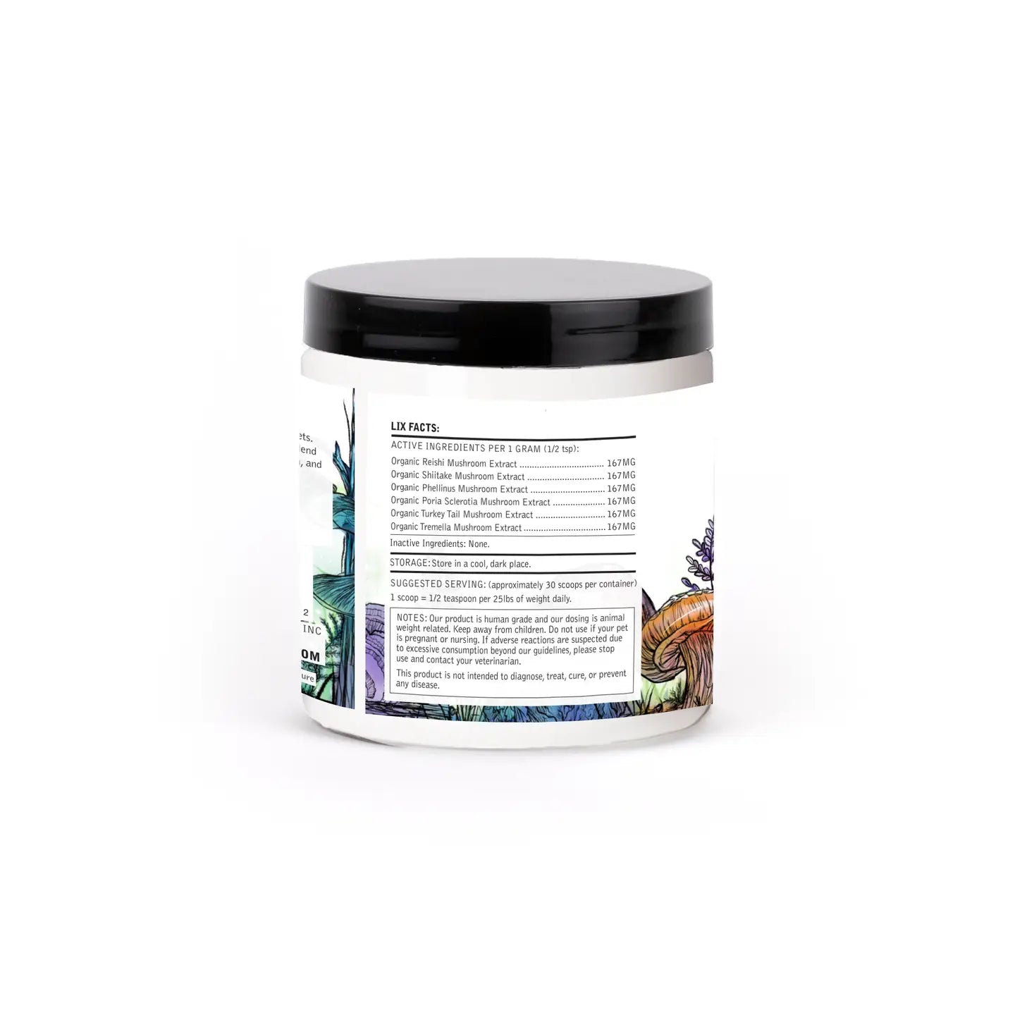 Restore - Organic Six Mushroom Extract Powder - 2.12oz - Case of 2