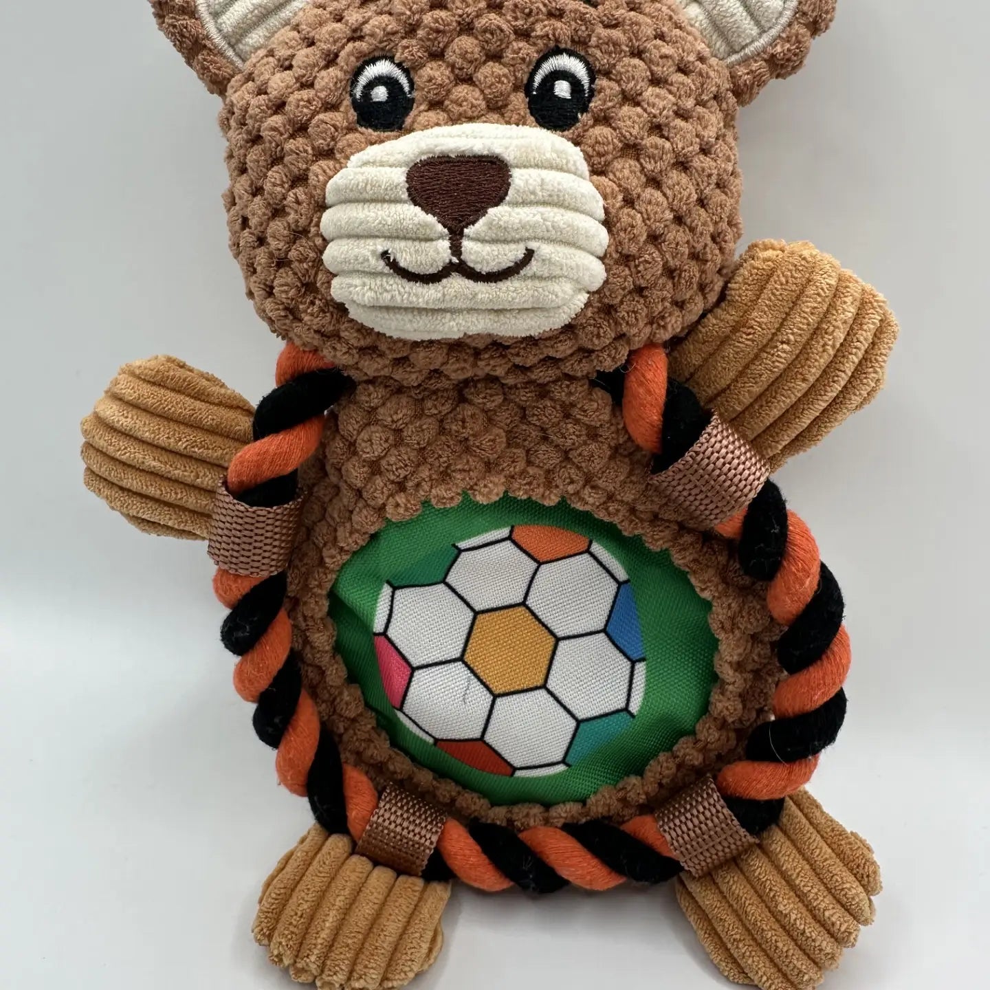 Roper Prairie Sports Bear Dog Toy