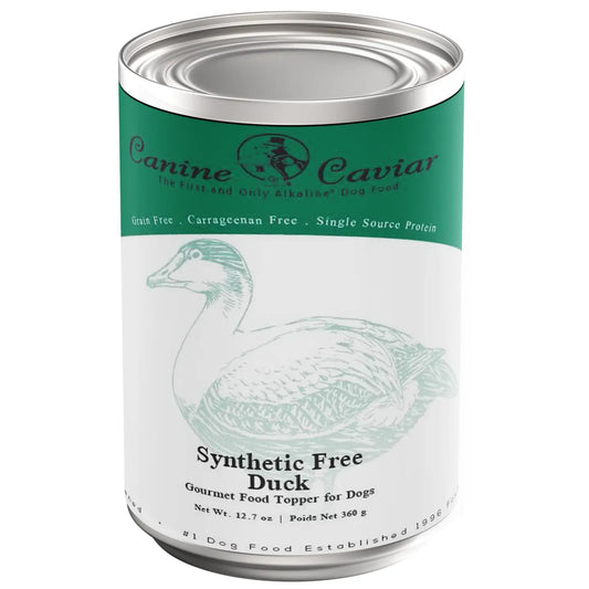 Canine Caviar Synthetic Free Duck - 12 cans