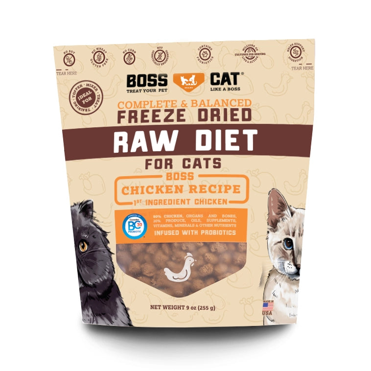 Boss Cat® Freeze Dried Raw Diet For Cats