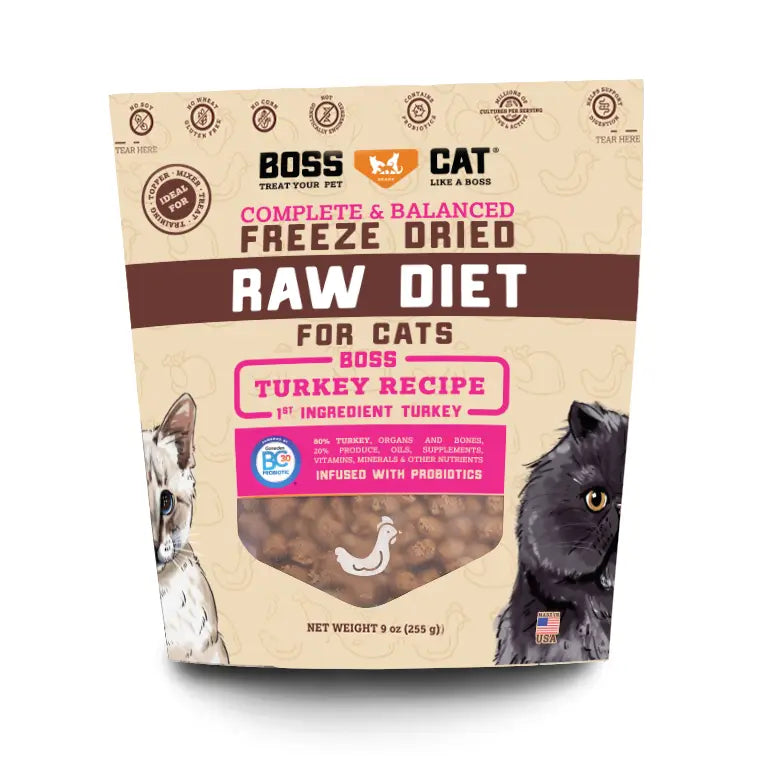 Boss Cat® Freeze Dried Raw Diet For Cats