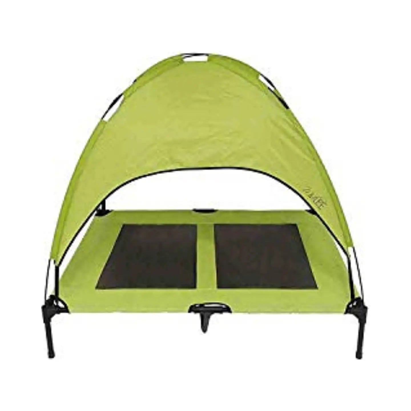 Midlee Lime Dog Cot with Canopy