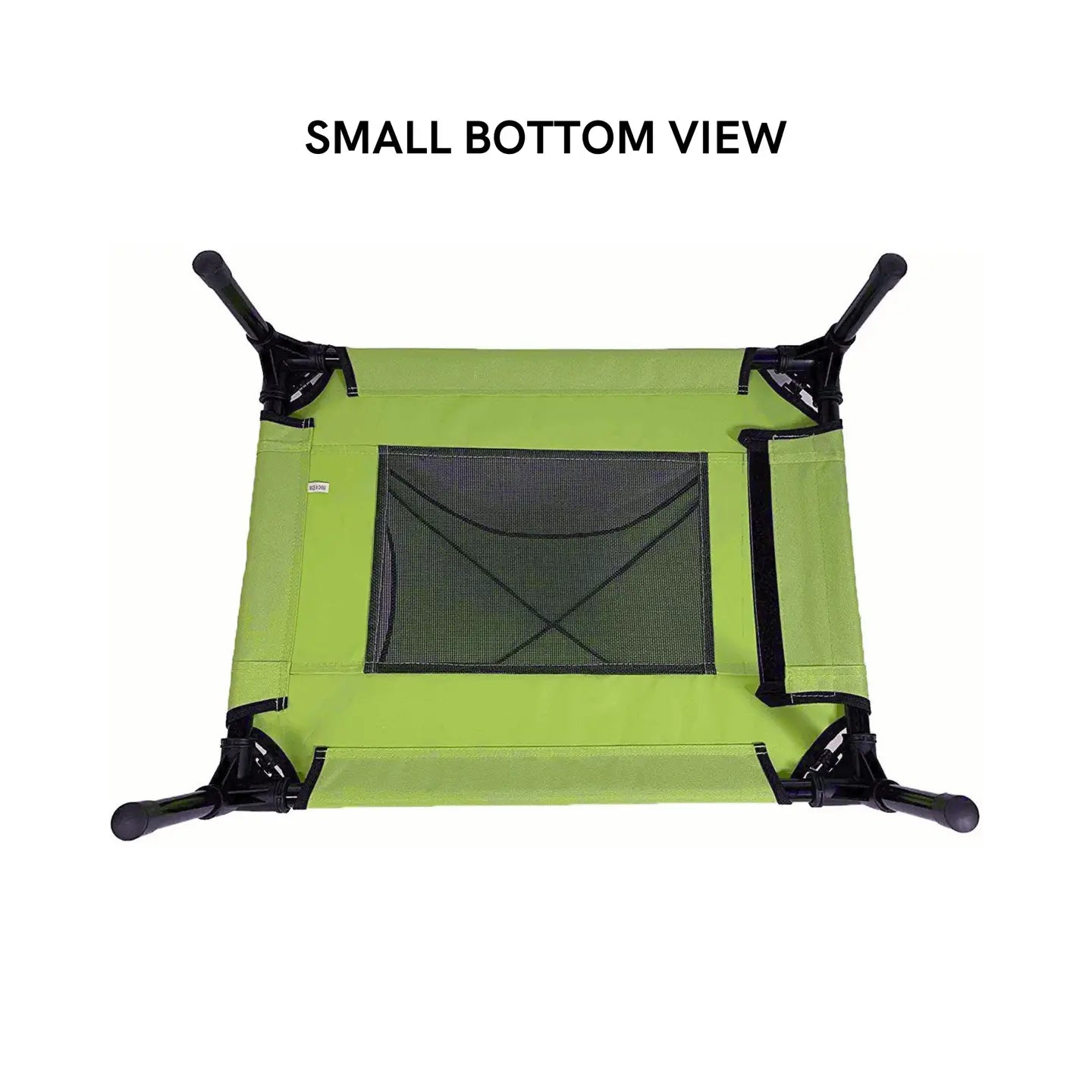 Midlee Lime Dog Cot with Canopy