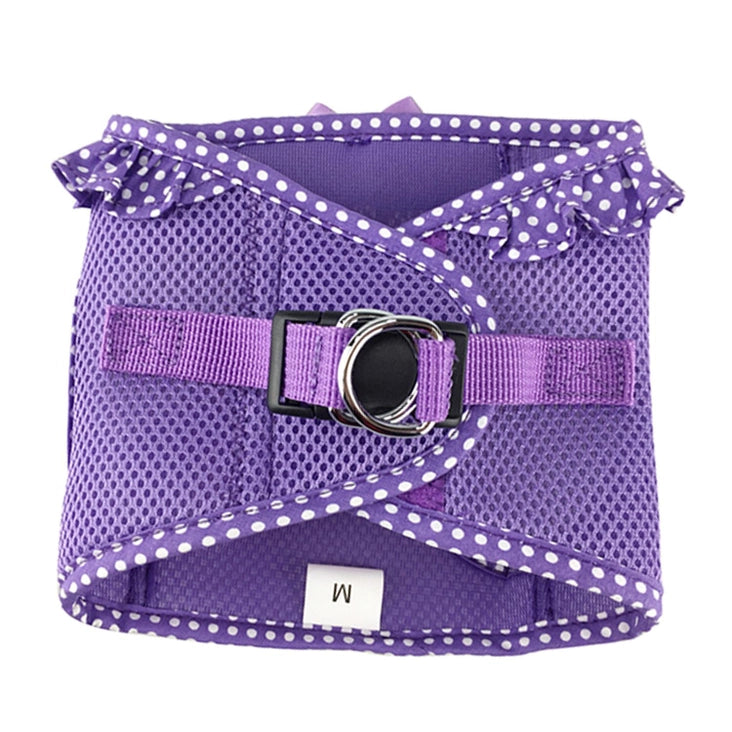 Polka Dot Ruffle Mesh Harness