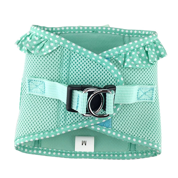 Polka Dot Ruffle Mesh Harness