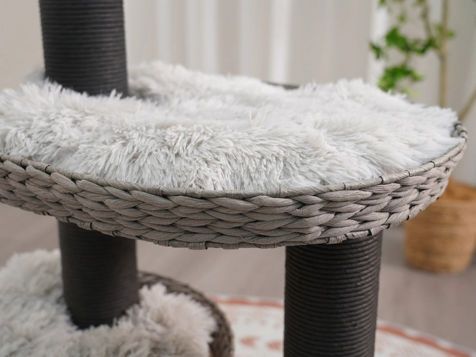 Handwoven Natural Aesthetic Large Cat Tree