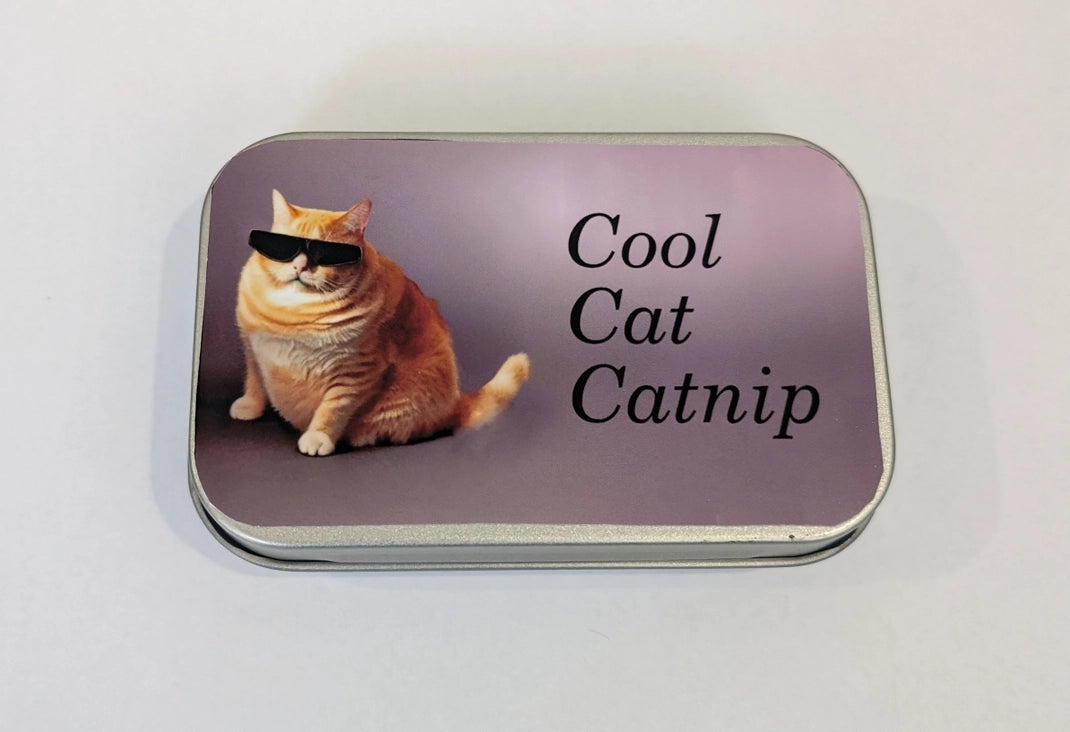 Cats Catnip Tin with 1/3rd oz of Fresh Catnip