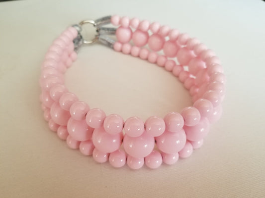 "The Via" in Blush Pink Acrylic beads